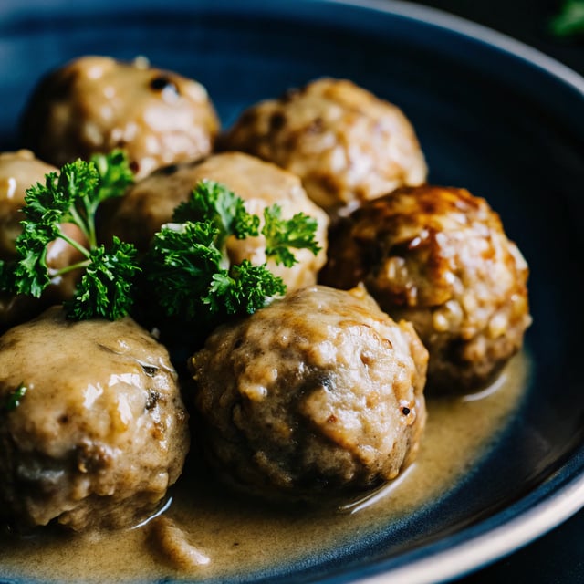 Vegetarian Swedish Meatballs