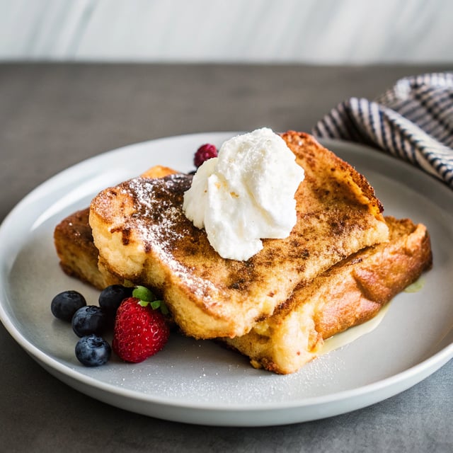 Cinnamon Baked French Toast