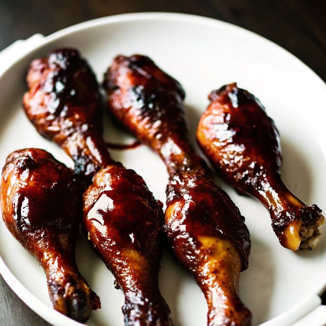 5 Ingredient Sticky Stove Top Balsamic Drumsticks