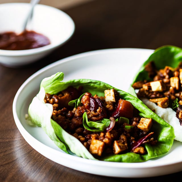 AMAZING vegetarian lettuce wraps