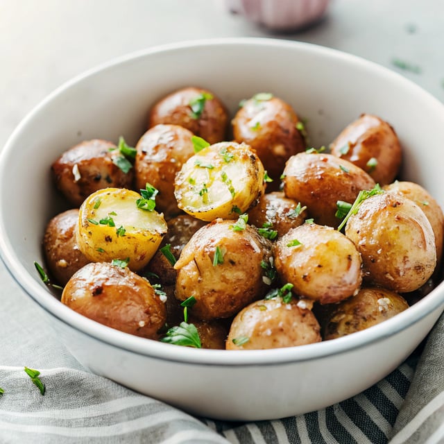 Baby Potatoes with Butter & Fresh Herbs