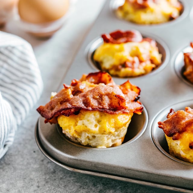 Bacon and Egg Breakfast Muffins
