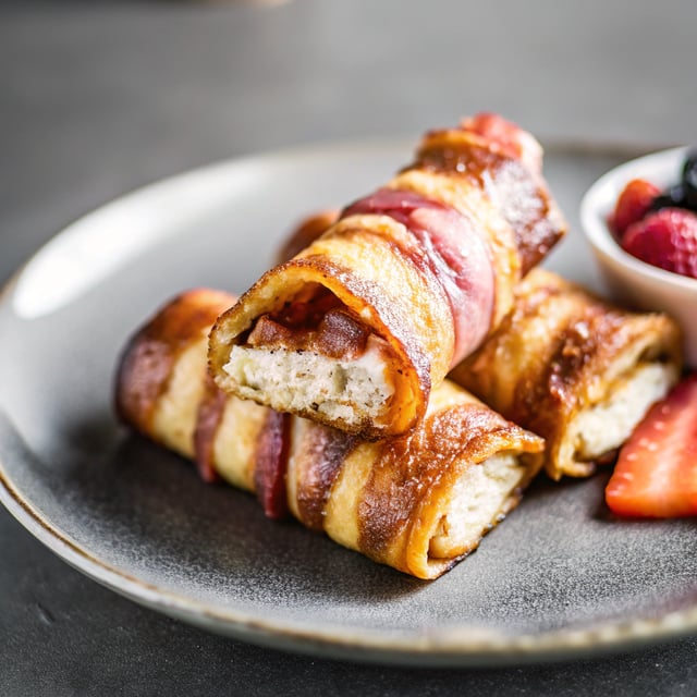 Bacon French Toast Roll Ups