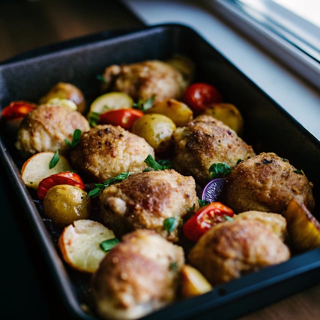 Baked Italian Chicken with Potatoes