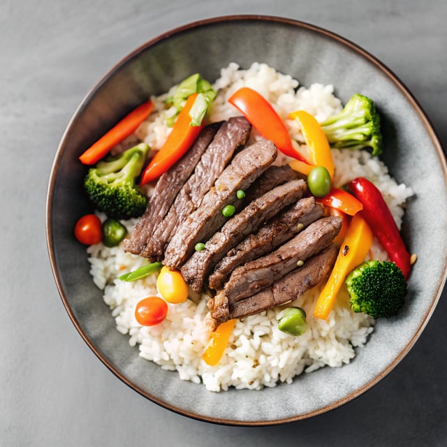 Beef and Rice with Veggies