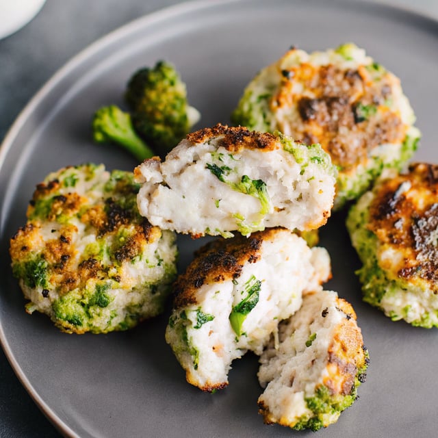 Broccoli Chicken Fritters