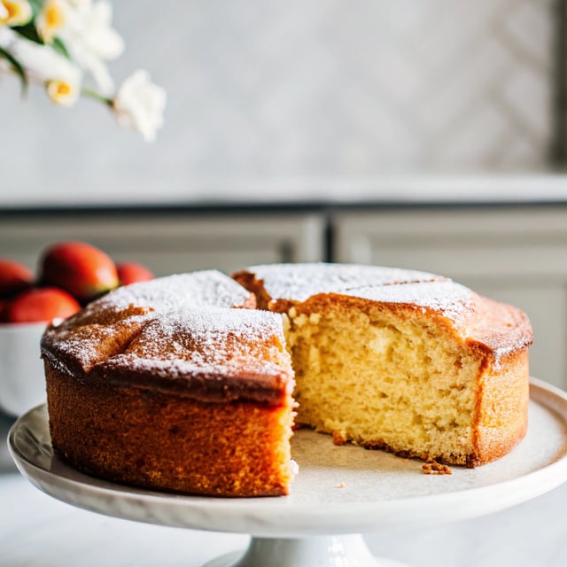 Butter Cake (Vanilla Sponge Cak)
