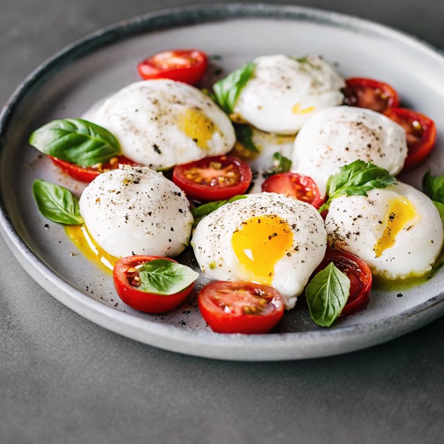 Caprese Baked Eggs