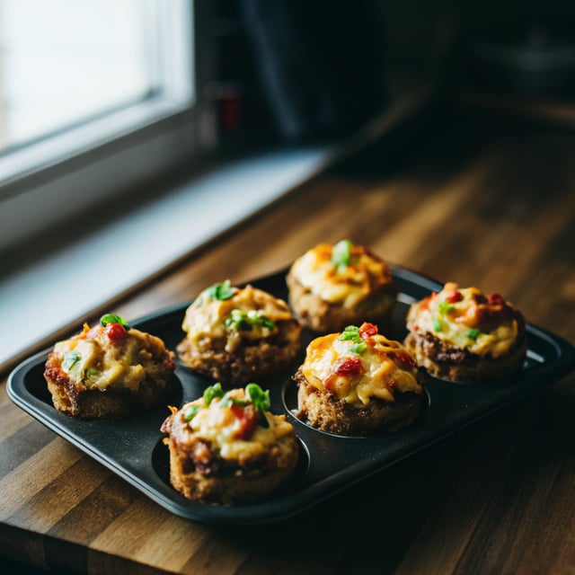 Cheese and Bacon Muffin Tin Hash Browns
