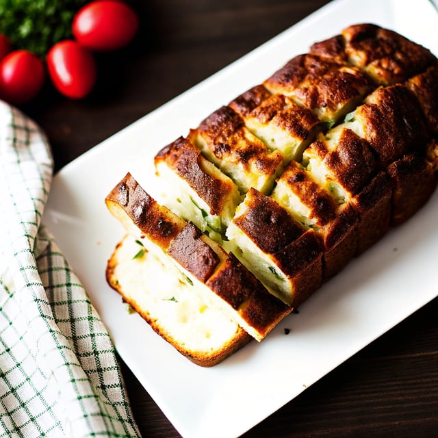 Cheese and Garlic Crack Bread (Pull Apart Bread)