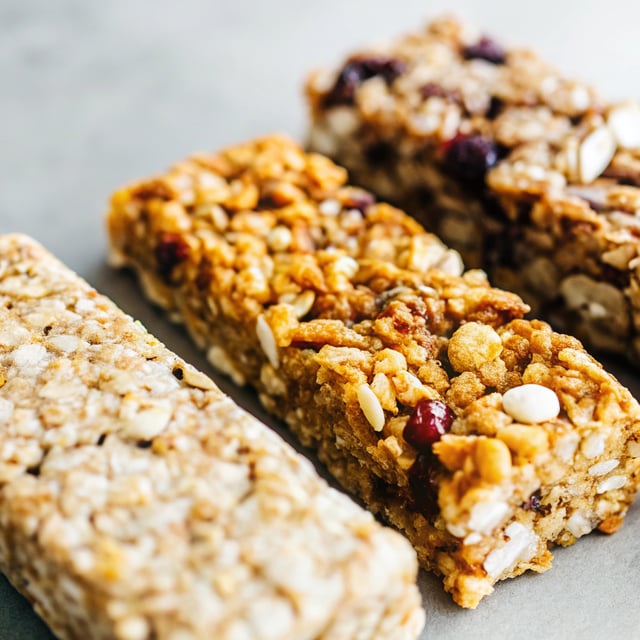 Chewy muesli bars (granola bars)