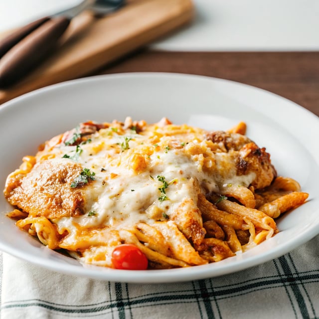 Chicken pasta bake