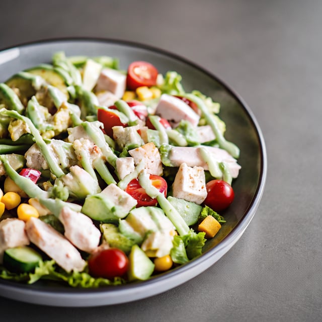 Chicken Salad with Avocado Dressing