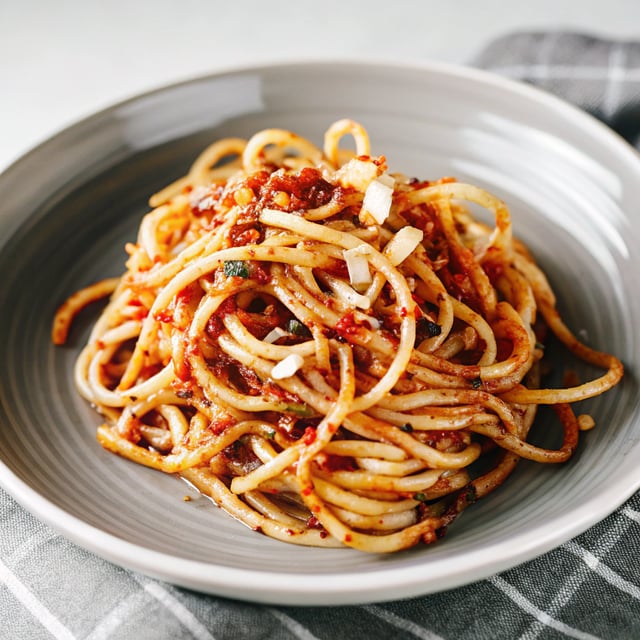 Chili crisp noodles