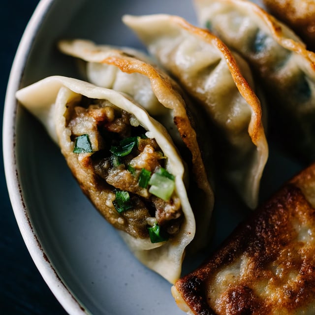 Chinese dumplings (Potstickers!)