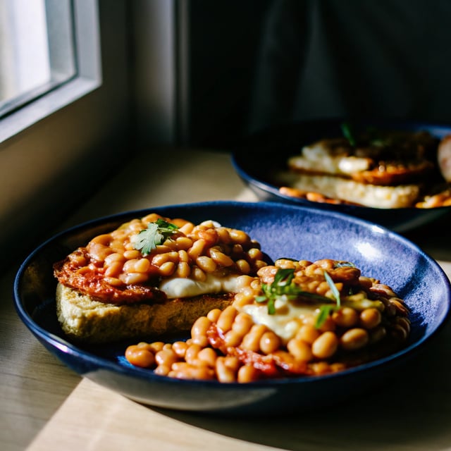 Chorizo Baked Beans on Toast