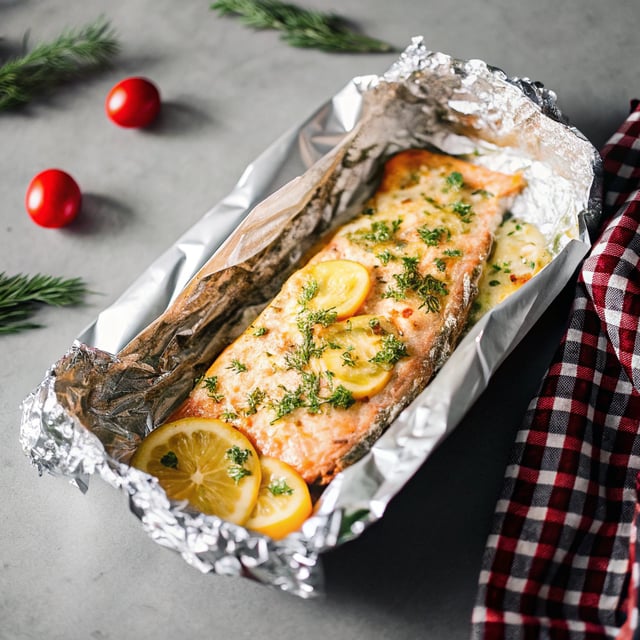 Christmas Baked Salmon
