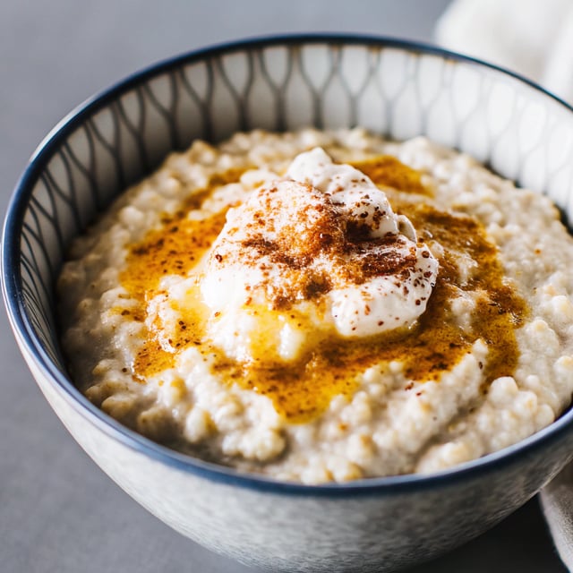 Creamy Cinnamon Rice Pudding (really easy!)