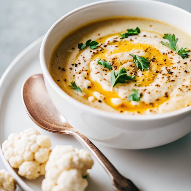 Creamy Dreamy Cauliflower Soup