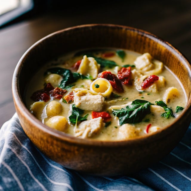 Creamy Tuscan Chicken Soup