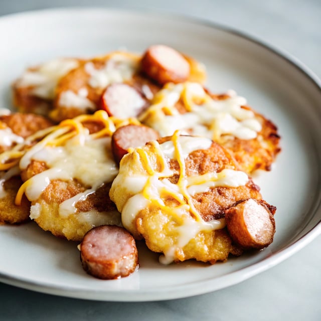 Crispy Cheesy Sausage Hash Browns