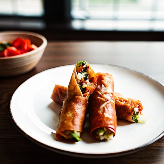 Crispy Chinese Rice Paper Wrapped Fish (5 Ingredients)
