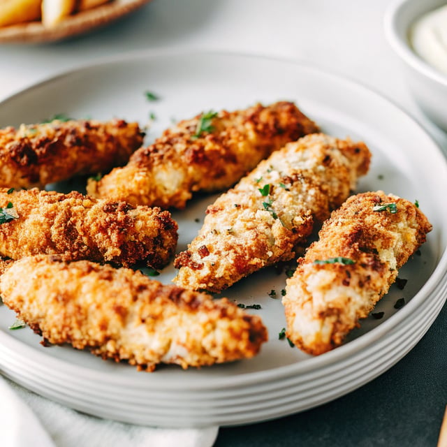 Crispy Oven Baked Chicken Tenders
