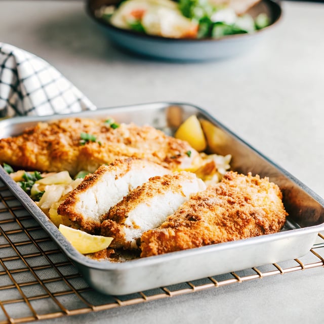 Crispy Parmesan Crusted Chicken