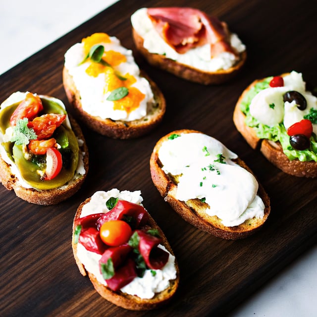 Crostini - 8 delicious ways!