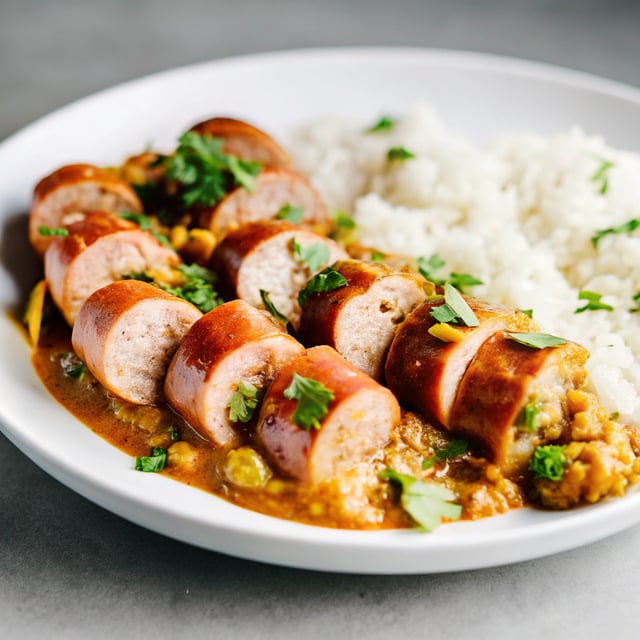 Curried Sausages