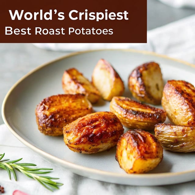 Duck Fat Potatoes - the world's crispiest, BEST Roast Potatoes!