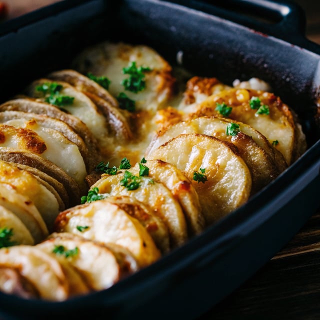 Easy Creamy Cheesy Potato Bake