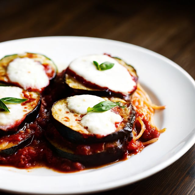 Eggplant Parmigiana (Parmigiana di Melanzane)