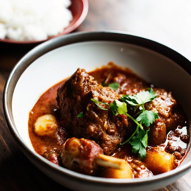 Fall-apart massaman lamb shoulder