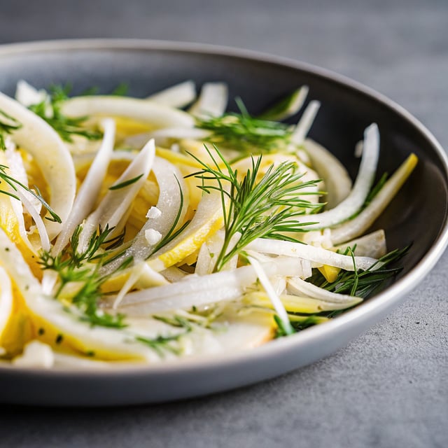 Fennel Salad with Lemon Dressing and Parmesan