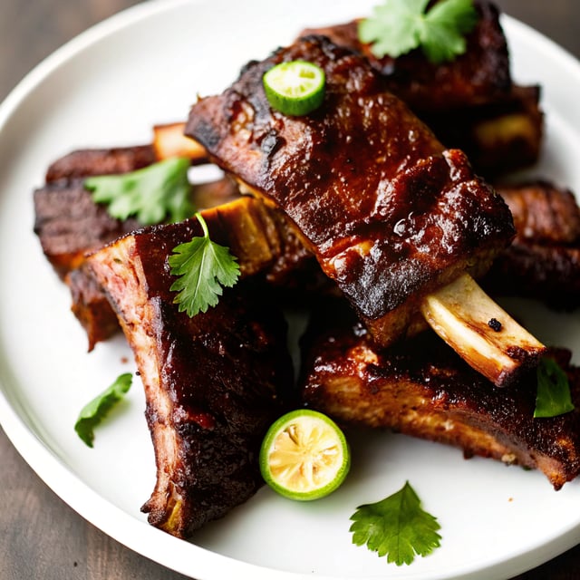 Fiery Fall Apart Mexican Beef Ribs