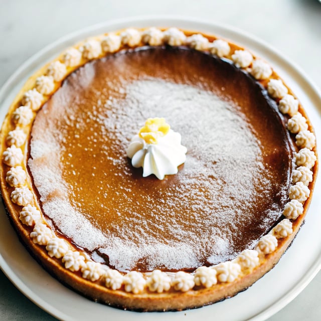 Flan Pâtissier (French Custard Tart)