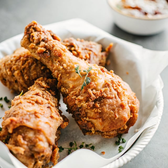 Fried Chicken - ultra craggy crispy crust!
