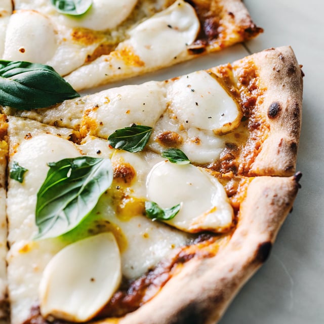 Garlic cheese pizza