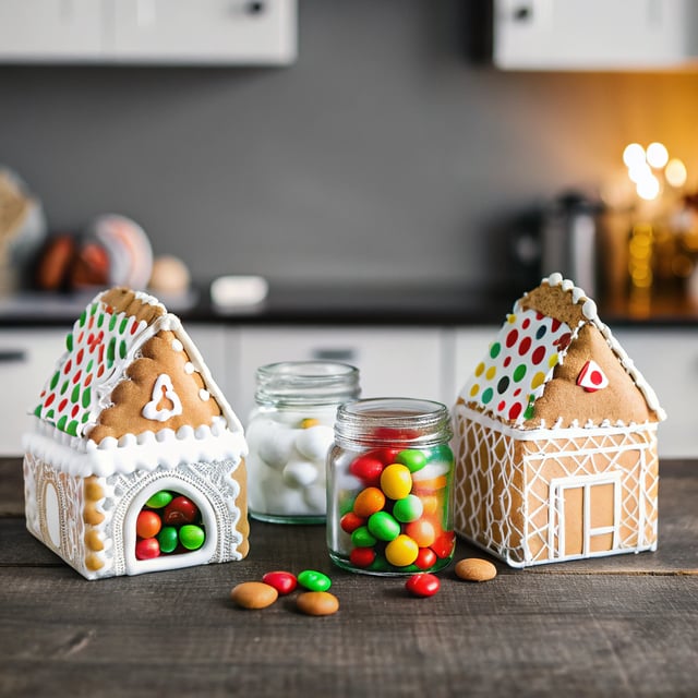 Gingerbread Boxes & Mason Jars