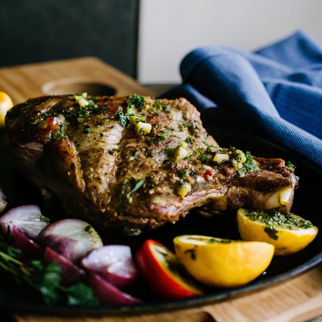 Greek Butterflied Lamb Leg