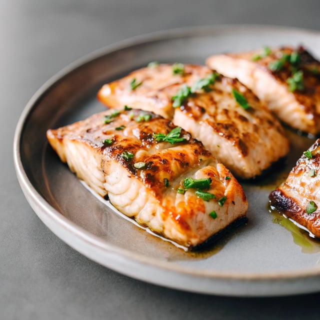 Honey Garlic Salmon (5 Ingredients, 15 Minutes)