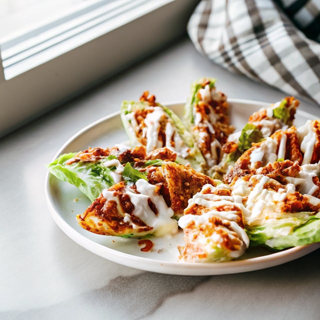 Iceberg Lettuce Wedges with Ranch Dressing