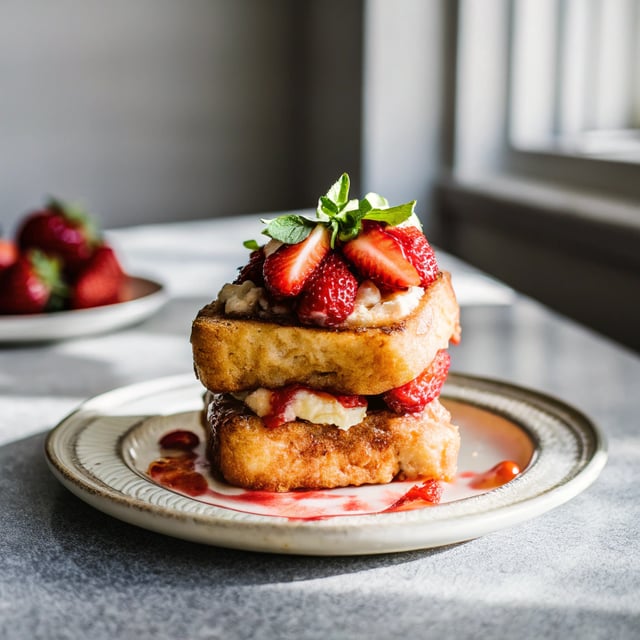 Jam Jelly Doughnut French Toast