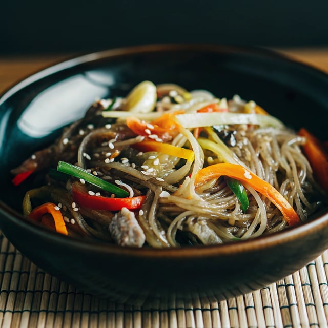 Japchae - Korean Noodles