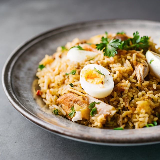 Kedgeree - British curried rice and fish