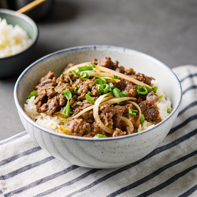 Korean Beef Bowl (Bulgogi)