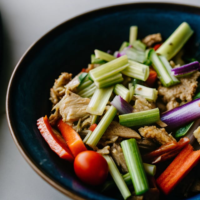 Leftover Celery Salad