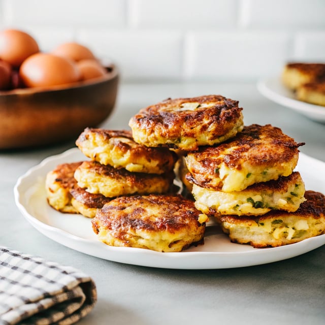 Leftover Pasta Fritters