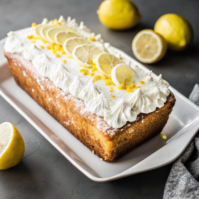 Lemon Cake - with a secret Fluffy Lemon Frosting